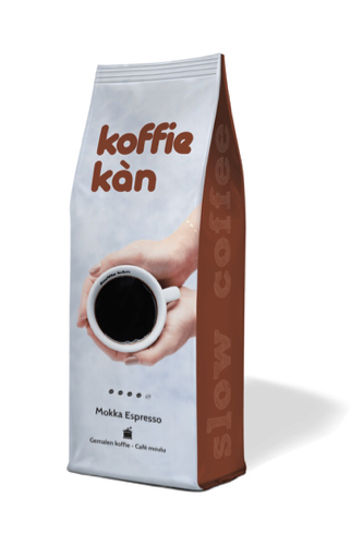 Koffie Kàn Mokka espresso gemalen 250g